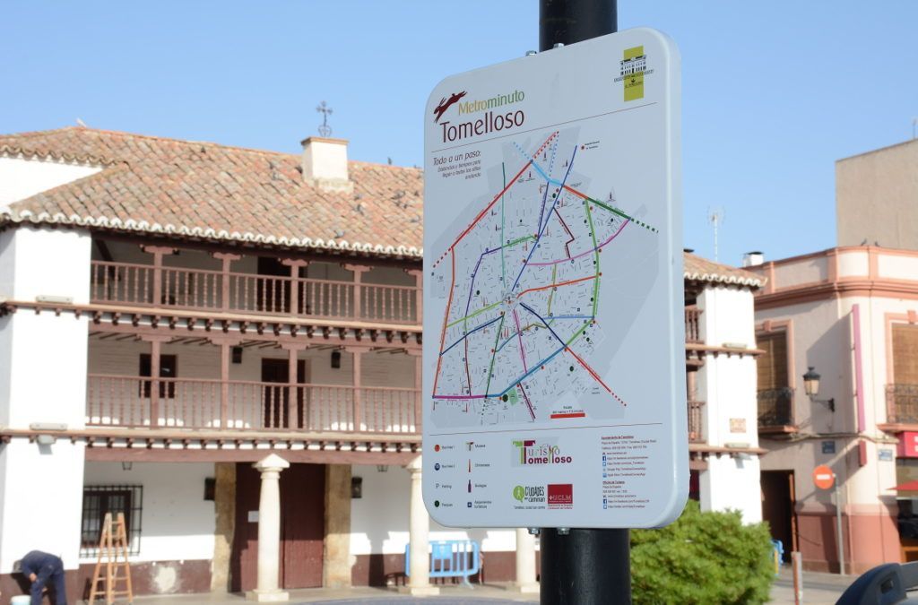 Realización de señales Metrominuto en Fundación Cadisla para Ayuntamiento de Tomelloso.