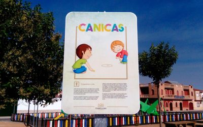 Señalética Parque de Embajadores en Tomelloso