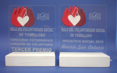 Trofeos para la Gala del Voluntariado de Tomelloso