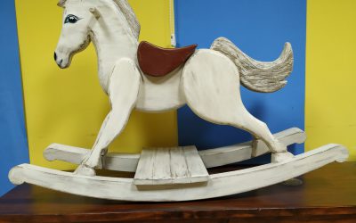 Caballo realizado para la escenografía de la compañía de teatro Carpe Diem