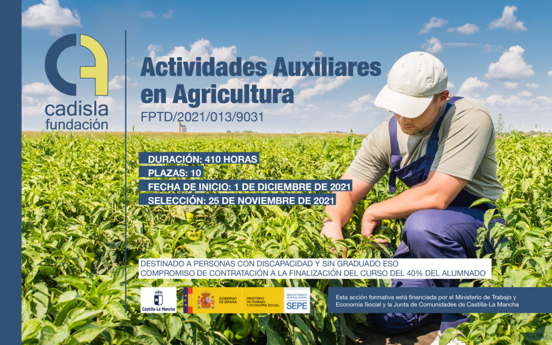 Curso de Actividades Auxiliares en Agricultura