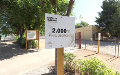 Fundación Cadisla pone su sello en la pista running de la Ciudad Deportiva de Tomelloso