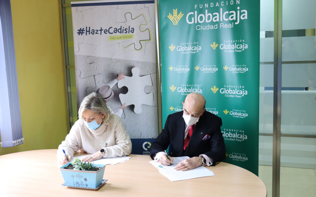 Firma de convenio entre Fundación Globalcaja con Fundación Cadisla