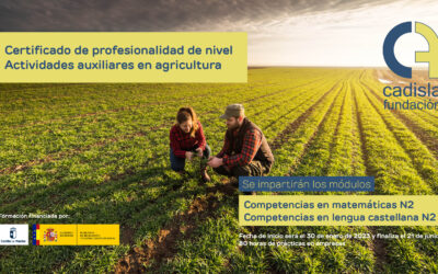 Certificado de profesionalidad de nivel I Actividades auxiliares en agricultura