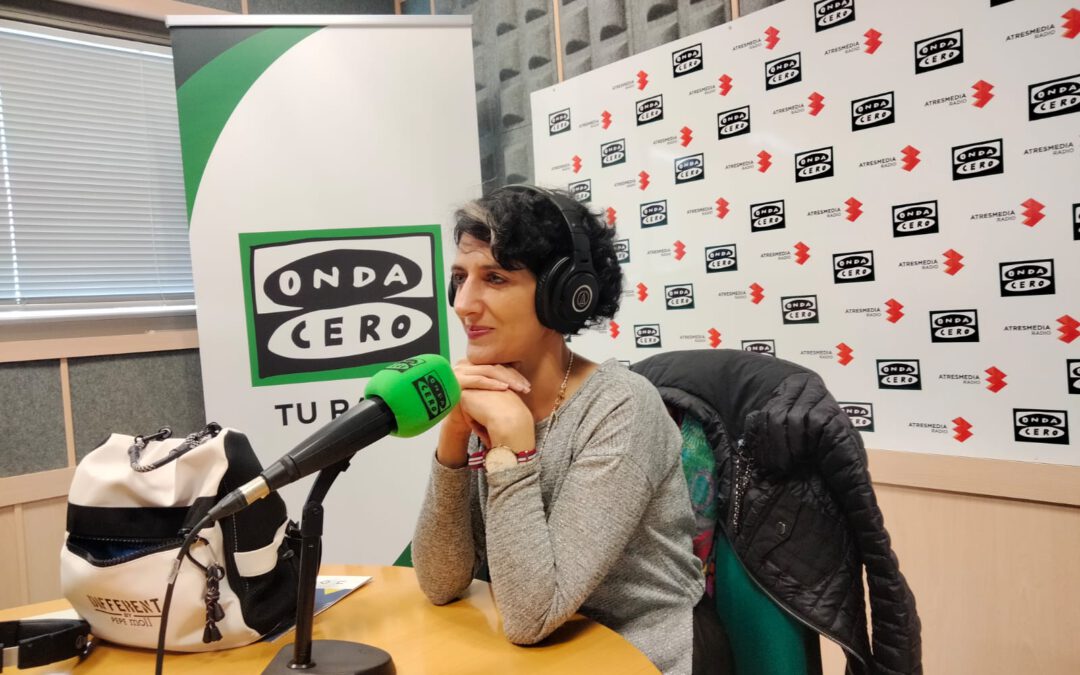 Cristina Marín y Elena Sánchez de Fundación Cadisla en el programa “Más de uno La Mancha” de Onda Cero