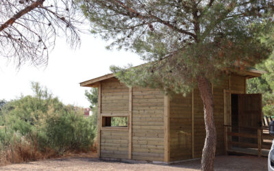 Fundación Cadisla finaliza con éxito la instalación de un observatorio de aves en La Villa de Don Fadrique