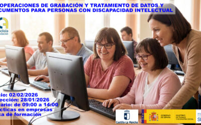 Inicio del Curso de «Operaciones de Grabación y Tratamiento de Datos y Documentos para Personas con Discapacidad Intelectual»